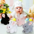 thumbnail image 3 of Rabbits Plushs Toys Cute Little White Rabbits Dolls Plushs Dolls Easter Gifts For, Xinsrenus Under $5! Rabbits Plushs Toys Cute Little, 3 of 7