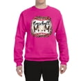 thumbnail image 3 of Baseball Mom Jaguar Print Sports Unisex Crewneck Graphic Sweatshirt, Fuschia, X-Large, 3 of 5