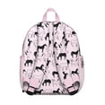 thumbnail image 2 of Lightweight Horse and Pony Print Backpack with Foal and Floral Patterns, Small Travel Bag for Work and Travel, 2 of 3