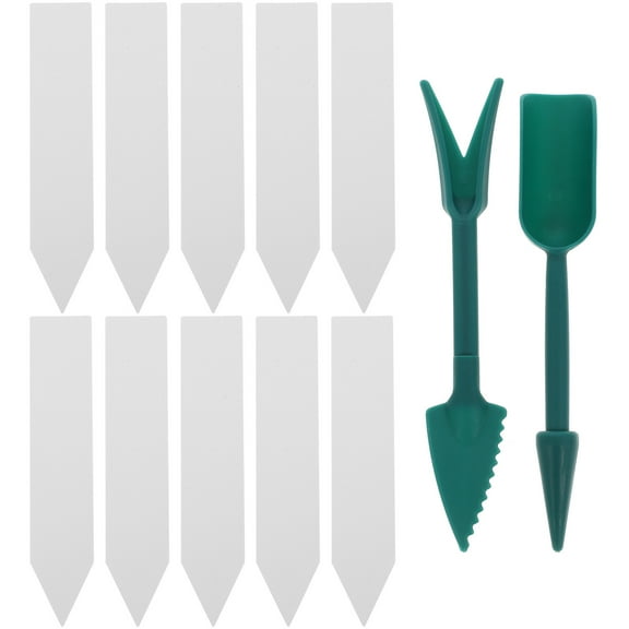 Green ABS Gardening Hand Tool Set for Transplanting Succulents and Plants in Pieces