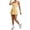 Yellow, variant on FYEGRE Women Pleated Tennis Dress with Shorts Adjustable Strap Golf Dresses Athletic Workout Skort Women's Backless Casual Dress Black S
