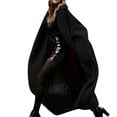 thumbnail image 5 of LOVZFMLL Vestes pour Femmes Manteau à Manches Longues en Cheveux d'Agneau Col Chaud, 5 of 5