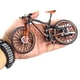 thumbnail image 3 of Modelo de bicicleta, juguete modelo de bicicleta de montaña, mini juguete de bicicleta, bicicleta de montaña con dedo en miniatura para niños y niñas, regalo para niños (negro naranja), 3 of 8