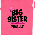 thumbnail image 4 of Inktastic Big Sister Finally with Bow and Arrow Girls Baby Bodysuit, 4 of 5