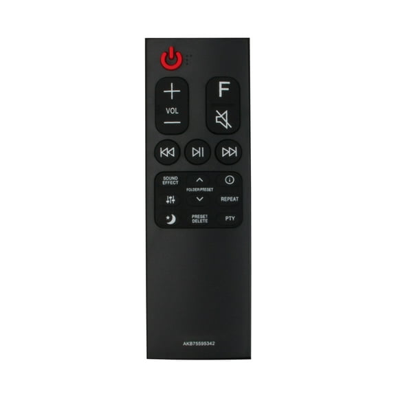 Replaced AKB75595342 Remote Control for LG Sound Bar SL5Y SL6Y AKB75595331