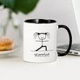 thumbnail image 3 of CafePress - Warrior Yoga Pose: Mug - 11 oz Ceramic Mug - Novelty Coffee Tea Cup, 3 of 4