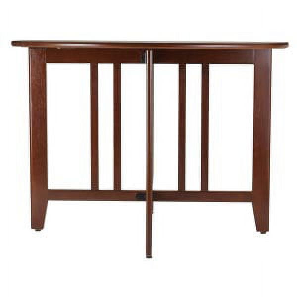 Winsome Wood Alamo Double Drop Leaf Dining Table, Walnut Finish