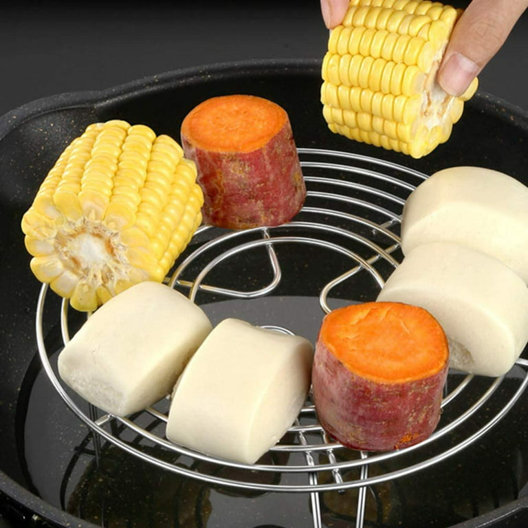 Stainless Steel Insert Grate Cooking Stand Steamer Insert Cake