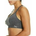 thumbnail image 6 of Puma Women's Sports Bra 2 Pack Seamless Removable Cups Size: XL, Color: Black/Grey, 6 of 10