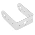 thumbnail image 4 of Soporte de brazo robótico con soporte de aluminio plano e inclinable para servomotor (proyecto de bricolaje) Largo U Tipo Mount Silver, 4 of 8