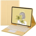 thumbnail image 1 of SNNROO iPad 9th Generation 8th 7th Gen 10.2 inch/Air 3 Pro 10.5 inch Keyboard Case with Touchpad Cute Round Key Color Keyboard Detachable Bluetooth Touch Keyboard Slim Smart Cover, 1 of 7