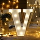 thumbnail image 2 of Xihbxyly Luz Led con Letras Del Alfabeto, Luz Nocturna Blanca Cálida, Decoración Tropical Suave y Brillante, para Pared o de Pie, Ideal para Mesas de Fiesta, para Uso En Fiestas En Casa o En Clubes,, 2 of 3