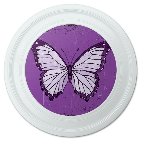 Butterfly Artsy Purple Novelty 9" Flying Disc