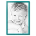 thumbnail image 2 of ArtToFrames 19" x 28" Aqua Picture Frame, 19x28 inch Green Wood Poster Frame (WOM-4428), 2 of 8