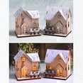 thumbnail image 4 of Generic LED Illuminated Miniature Wooden House - Compact, Warm, and Versatile Decorative Gift for All Ages, 4 of 6