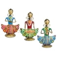 thumbnail image 2 of Handmade Wrought Iron Musician Figurines - Set of 3 Ethnic Home Decor, 2 of 4