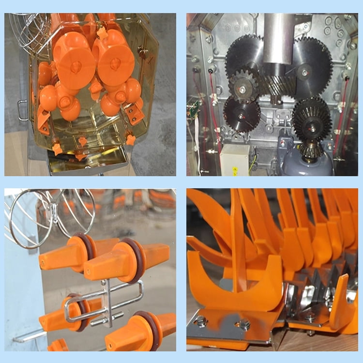 Kolice Commercial Automatic Orange Juicer Automatically Peeling Juice Beverage Machine Juice Dispenser Making Machine