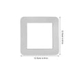 thumbnail image 2 of GAXIRE light switch plate for walls Switch Plate Cover Modern Dustproof For Renters 2Pcs, 2 of 7