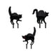 thumbnail image 5 of Carteles de jardín de Halloween con silueta de gato negro Billuyoard Acrílico 18*2*30cm, 5 of 6