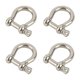 thumbnail image 1 of Anillos en D para grilletes, paquete de 4, acero inoxidable 304, construcción resistente, aparejos, recuperación de vehículos, tracción, amarres, suspensión TUNC Sencillez, 1 of 5