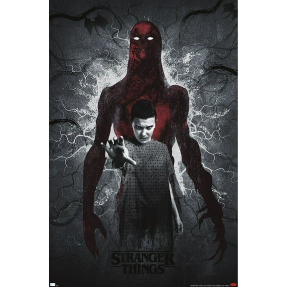 Netflix Stranger Things: Season 4 - Vecna and Eleven Wall Poster, 22.375" x 34"