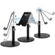 thumbnail image 4 of Soporte ajustable para tableta/teléfono, soporte telescópico ajustable para iPad, soporte universal de aluminio multiángulo compatible con iPhone, teléfono celular inteligente/tableta/iPad de 4 a 13, 4 of 6