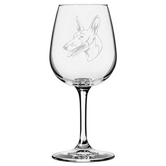 Cirneco dell'Etna Dog Themed Etched 12.75oz Libbey Wine Glass