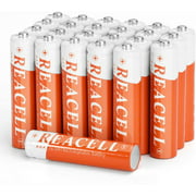 REACELL 24 Pack Rechargeable AAA Batteries, 1.2V 700mAh NiMH Triple A Batteries for Solar Lights
