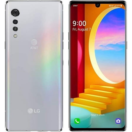 LG Velvet 5G G900UM 128GB Silver 6.8" Screen (AT&T) - Grade A Condition