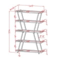 thumbnail image 7 of Furniture of America Ketano 5-Shelf Bookcase, Champagne, 7 of 7