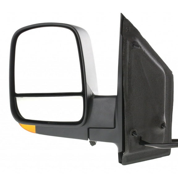For GMC Savana 3500 2008-2018 Door Mirror Driver Side | Power | Heated | w/ Signal Indicator | Textured Black | Replacement For 15227416 | GM1320397