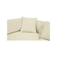 thumbnail image 5 of Meridian Furniture 6-Piece Cream Corduroy Performance Fabric Modular Sectional, 5 of 12