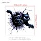 thumbnail image 4 of Adhesivos de pared 3D con forma de gato negro para Halloween, PVC, autoadhesivos, 4 of 4