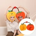 thumbnail image 1 of Sombrero con diadema de color naranja y caqui, ideal para disfraz, accesorio para fotomatón, para presentaciones en escenario, elegante, versátil,, 1 of 8