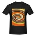thumbnail image 4 of Bingfone Colorful Swirl Men'S Loose Fit Short-Sleeve Pocket T-Shirt, 4 of 7