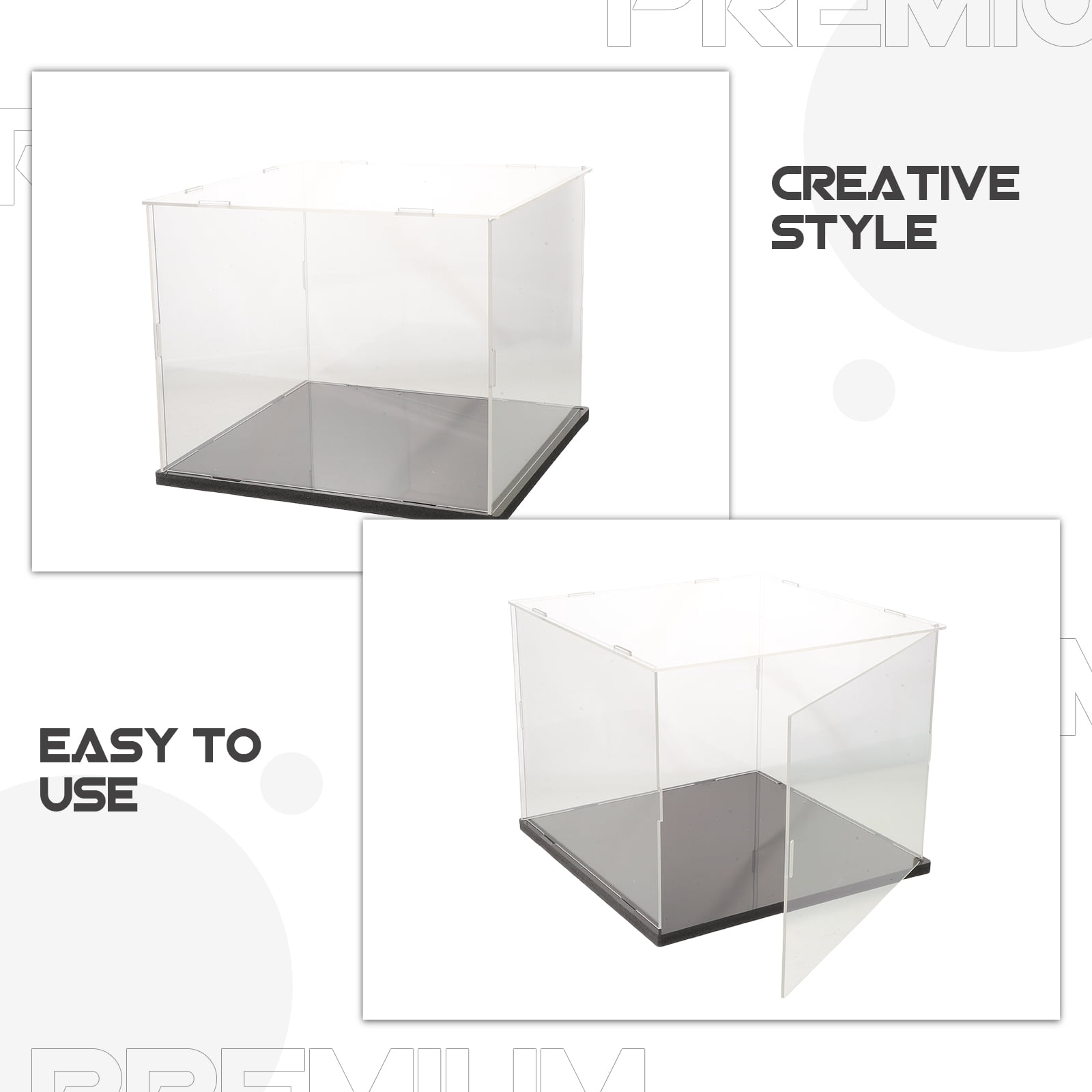 ETEREAUTY Clear Plastic Scale Shield Cover for Laboratory and Kitchen Weighing Scales