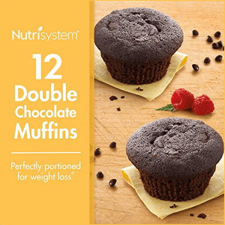 (2 Pack) Nutrisystem Double Chocolate Muffins, 2 Oz, 12