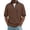 Mens Shirts Brown, variant on Mens Waffle T-Shirts, Zip Up Shirts for Men Summer Fashion Loose Fit V Neck Short Sleeve Tshirt Tees with Zipper Pockets