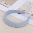 thumbnail image 3 of Unique Bargains 1 Pc Headband Fashion Narrow Hair Accessories Light Blue, 3 of 5