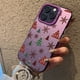 thumbnail image 3 of Funda IMD plateada electrochapada estilo navideño con copos de nieve de invierno para iPhone 16 15 14 11 12 13 Pro Max 7 8 Plus X XS XR, 3 of 5