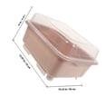 thumbnail image 2 of KAKOWELY Dish Rack With Dust Proof Feature Pink Plastic 1Set For Kitchen Accessories, 2 of 8