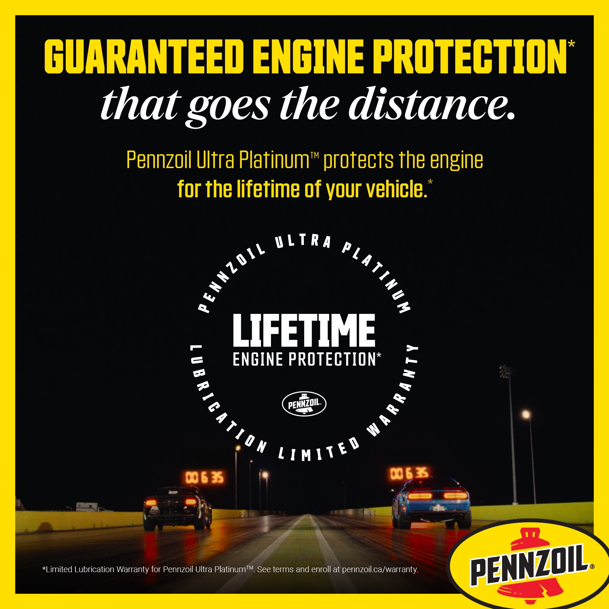 Pennzoil Ultra Platinum Full Synthetic 5W-20 Motor Oil, 5 Litre (3 Pack)