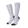 thumbnail image 2 of Bingfone Compression Socks for Women and Men Long Socks for Running Athletic Cycling Nurse-World Travel2, 2 of 8