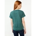 thumbnail image 3 of Free Assembly Women's Ringer Tee with Short Sleeves, Sizes XS-XXXL, 3 of 6