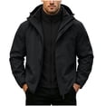 thumbnail image 3 of Timoontee Men 3-in-1 Hooded Ski JacketDetachable Fleece InnerFull ZipWindproof WaterproofWinter Hiking Outerwear Black S, 3 of 8