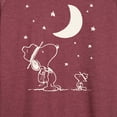 thumbnail image 3 of Peanuts - Star Gazing - Women's Lightweight French Terry Long Sleeve Shirt, 3 of 6