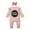 Pink, variant on LUOGENLI Little Girls Outfits Size 7/8 Dressy Summer Children's Clothing Autumn Children's Fashion Alphabet Print Jumpsuit Baby Outing Clothing Girls' Crawling Suit 6-9 Months