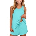 thumbnail image 7 of OGLCCG Tankini Swimsuits for Girls Tweens Two Piece Bathing Suit Modest Swim Suits Sleeveless Tank Tops with Boyshorts with Pockets 5-15 Years, 7 of 7