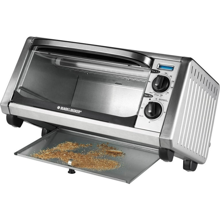 Black + Decker - P300S Pizza Oven & Snack Maker, Toaster Oven, Cooks in 5  Minutes, Stainless Steel