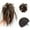 D, variant on Messy Bun, Hair Piece Claw Clip Bun, Hair Accessories for Women Messy Wavy Curly Hair Bun Extensions Short Tousled Updo Synthetic Black Hair Extensions Messy Bun Ponytail Extension